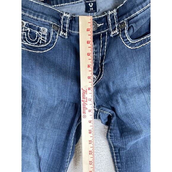 True Religion Jeans Womens 28 Jennie Curvy Low Rise Super Skinny READ/PUCKERING - Picture 7 of 16